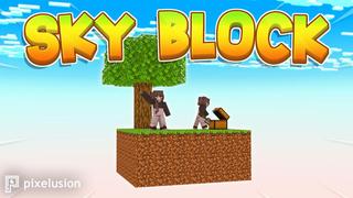 Thumbnail of the Minecraft Bedrock Marketplace product Sky Block created by Pixelusion.