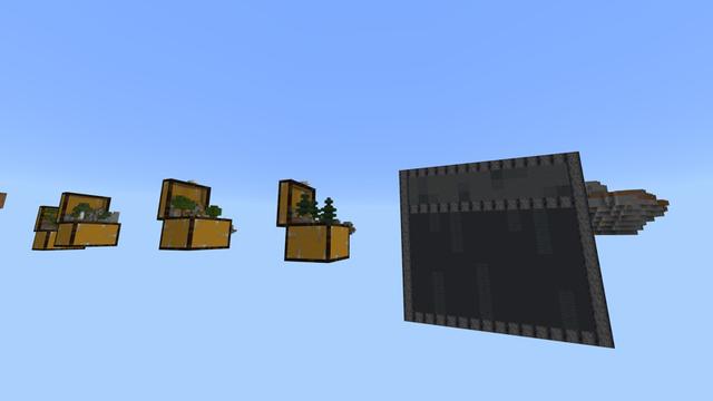 Screenshot of the Minecraft Bedrock Marketplace product Sky Chest created by Pixelusion.