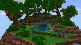 Screenshot of the Minecraft Bedrock Marketplace product Sky Diamonds created by Pixelusion.