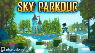 Thumbnail of the Minecraft Bedrock Marketplace product Sky Parkour created by Pixelusion.