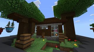 Screenshot of the Minecraft Bedrock Marketplace product Sky Pots created by Pixelusion.