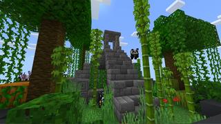Screenshot of the Minecraft Bedrock Marketplace product Sky Pots created by Pixelusion.