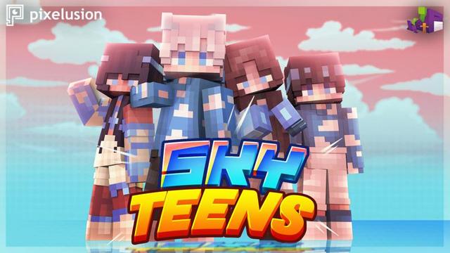 Thumbnail of the Minecraft Bedrock Marketplace product Sky Teens created by Pixelusion.