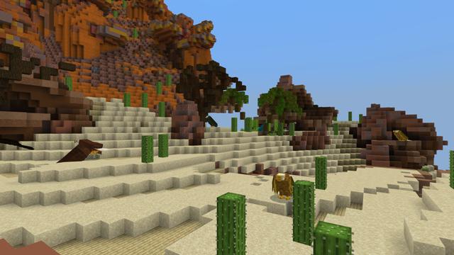 Screenshot of the Minecraft Bedrock Marketplace product Skybirds created by Pixelusion.