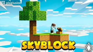 Thumbnail of the Minecraft Bedrock Marketplace product Skyblock created by Pixelusion.