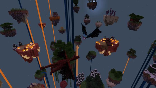 Screenshot of the Minecraft Bedrock Marketplace product Skyblock Evolution created by Pixelusion.