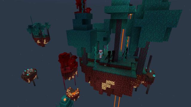 Screenshot of the Minecraft Bedrock Marketplace product Skyblock Evolution created by Pixelusion.