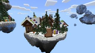 Screenshot of the Minecraft Bedrock Marketplace product Skyblock Gift Edition created by Pixelusion.