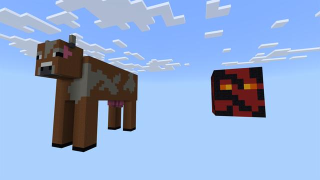 Screenshot of the Minecraft Bedrock Marketplace product Skyblock in Mobs created by Pixelusion.