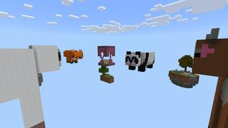 Screenshot of the Minecraft Bedrock Marketplace product Skyblock in Mobs created by Pixelusion.