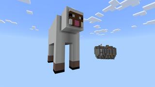 Screenshot of the Minecraft Bedrock Marketplace product Skyblock in Mobs created by Pixelusion.