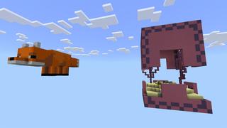 Screenshot of the Minecraft Bedrock Marketplace product Skyblock in Mobs created by Pixelusion.