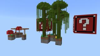 Screenshot of the Minecraft Bedrock Marketplace product Skyblock Lucky Block created by Pixelusion.