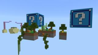 Screenshot of the Minecraft Bedrock Marketplace product Skyblock Lucky Block created by Pixelusion.