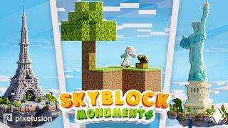 Thumbnail of the Minecraft Bedrock Marketplace product Skyblock Monuments created by Pixelusion.