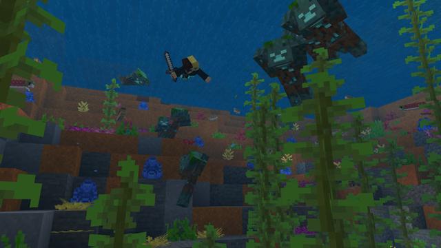 Screenshot of the Minecraft Bedrock Marketplace product Skyblock: Noob VS Pro created by Pixelusion.