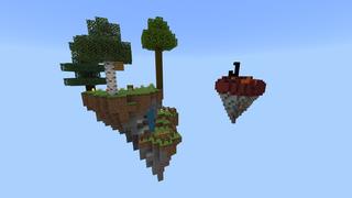 Screenshot of the Minecraft Bedrock Marketplace product Skyblock On Clouds created by Pixelusion.