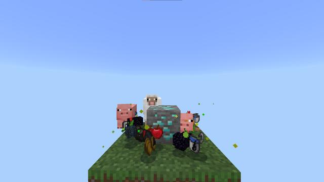 Screenshot of the Minecraft Bedrock Marketplace product Skyblock One Block created by Pixelusion.