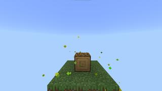 Screenshot of the Minecraft Bedrock Marketplace product Skyblock One Block created by Pixelusion.