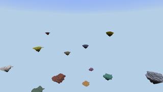 Screenshot of the Minecraft Bedrock Marketplace product Skyblock One Color created by Pixelusion.