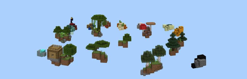 Panorama of the Minecraft Bedrock Marketplace product Bloqueio do céu a chover mobs created by Pixelusion.