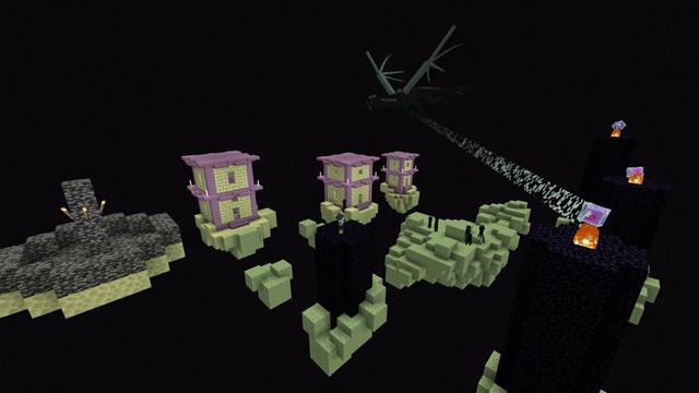Screenshot of the Minecraft Bedrock Marketplace product Bloqueio do céu a chover mobs created by Pixelusion.
