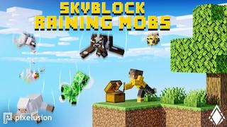 Thumbnail of the Minecraft Bedrock Marketplace product Skyblock Raining Mobs created by Pixelusion.