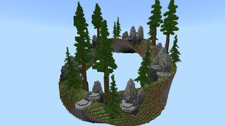 Screenshot of the Minecraft Bedrock Marketplace product Skyblock Spirals created by Pixelusion.