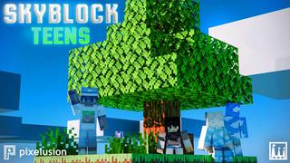 Thumbnail of the Minecraft Bedrock Marketplace product Skyblock Teens created by Pixelusion.