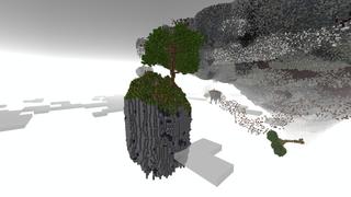 Screenshot of the Minecraft Bedrock Marketplace product Skyblock Tornado created by Pixelusion.