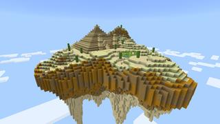 Screenshot of the Minecraft Bedrock Marketplace product Skyblock Tornado created by Pixelusion.