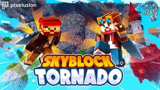 Thumbnail of the Minecraft Bedrock Marketplace product Skyblock Tornado created by Pixelusion.