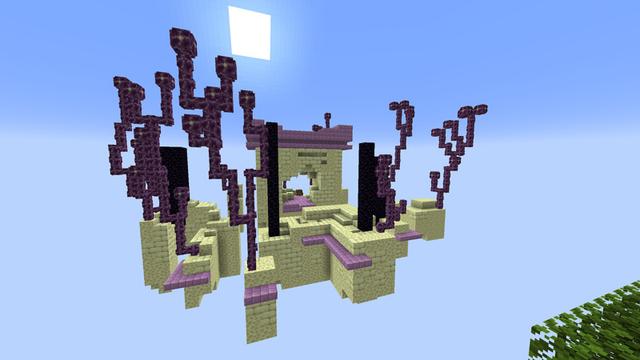 Screenshot of the Minecraft Bedrock Marketplace product Skyblock 2 created by Pixelusion.