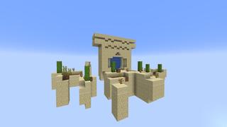 Screenshot of the Minecraft Bedrock Marketplace product Skyblock 2 created by Pixelusion.
