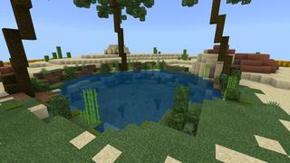 Screenshot of the Minecraft Bedrock Marketplace product Skycup created by Pixelusion.