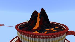 Screenshot of the Minecraft Bedrock Marketplace product Skycup created by Pixelusion.