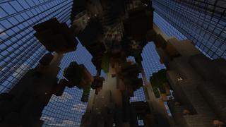 Screenshot of the Minecraft Bedrock Marketplace product Skytube created by Pixelusion.