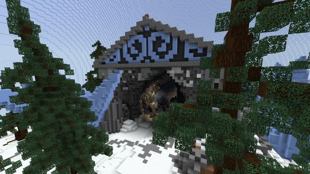 Screenshot of the Minecraft Bedrock Marketplace product Snow Globe created by Pixelusion.