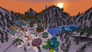 Screenshot of the Minecraft Bedrock Marketplace product Estância de neve created by Pixelusion.