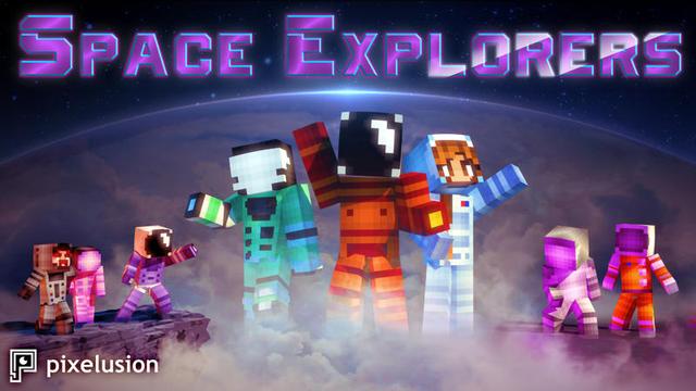 Thumbnail of the Minecraft Bedrock Marketplace product Space Explorers created by Pixelusion.