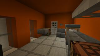 Screenshot of the Minecraft Bedrock Marketplace product Space Rocket created by Pixelusion.