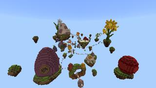 Screenshot of the Minecraft Bedrock Marketplace product Spring Parkour created by Pixelusion.