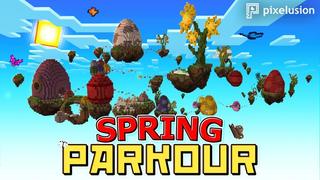 Thumbnail of the Minecraft Bedrock Marketplace product Spring Parkour created by Pixelusion.