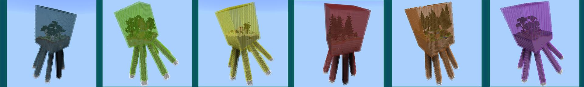 Panorama of the Minecraft Bedrock Marketplace product Squid World created by Pixelusion.