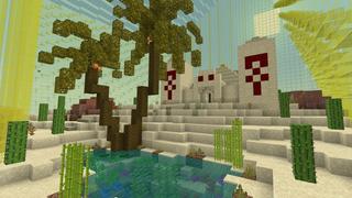 Screenshot of the Minecraft Bedrock Marketplace product Squid World created by Pixelusion.