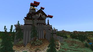 Screenshot of the Minecraft Bedrock Marketplace product Stone Fortress created by Pixelusion.