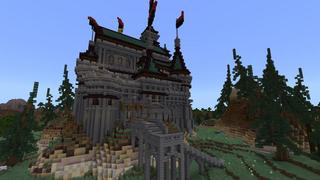 Screenshot of the Minecraft Bedrock Marketplace product Stone Fortress created by Pixelusion.