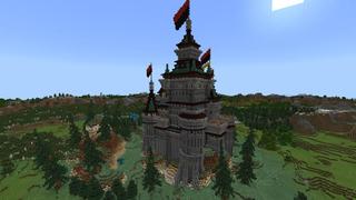 Screenshot of the Minecraft Bedrock Marketplace product Stone Fortress created by Pixelusion.