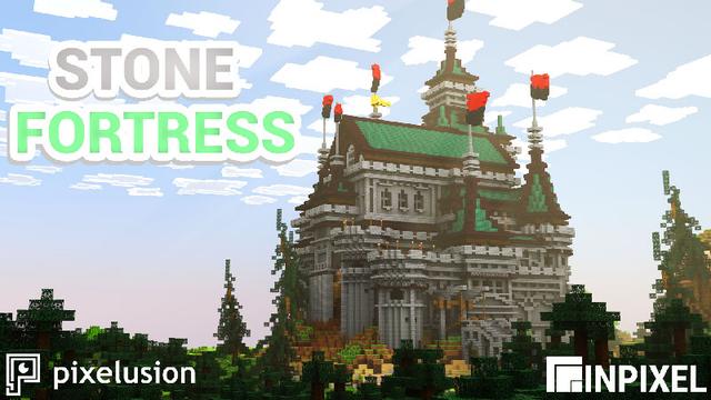 Thumbnail of the Minecraft Bedrock Marketplace product Forteresse de pierre created by Pixelusion.