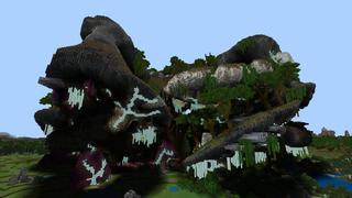 Screenshot of the Minecraft Bedrock Marketplace product Strange Rock created by Pixelusion.